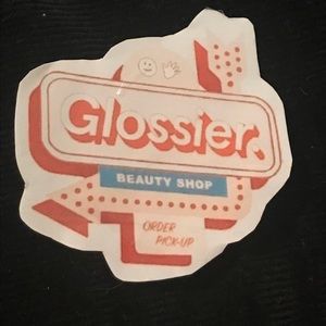 glossier limited edition sticker